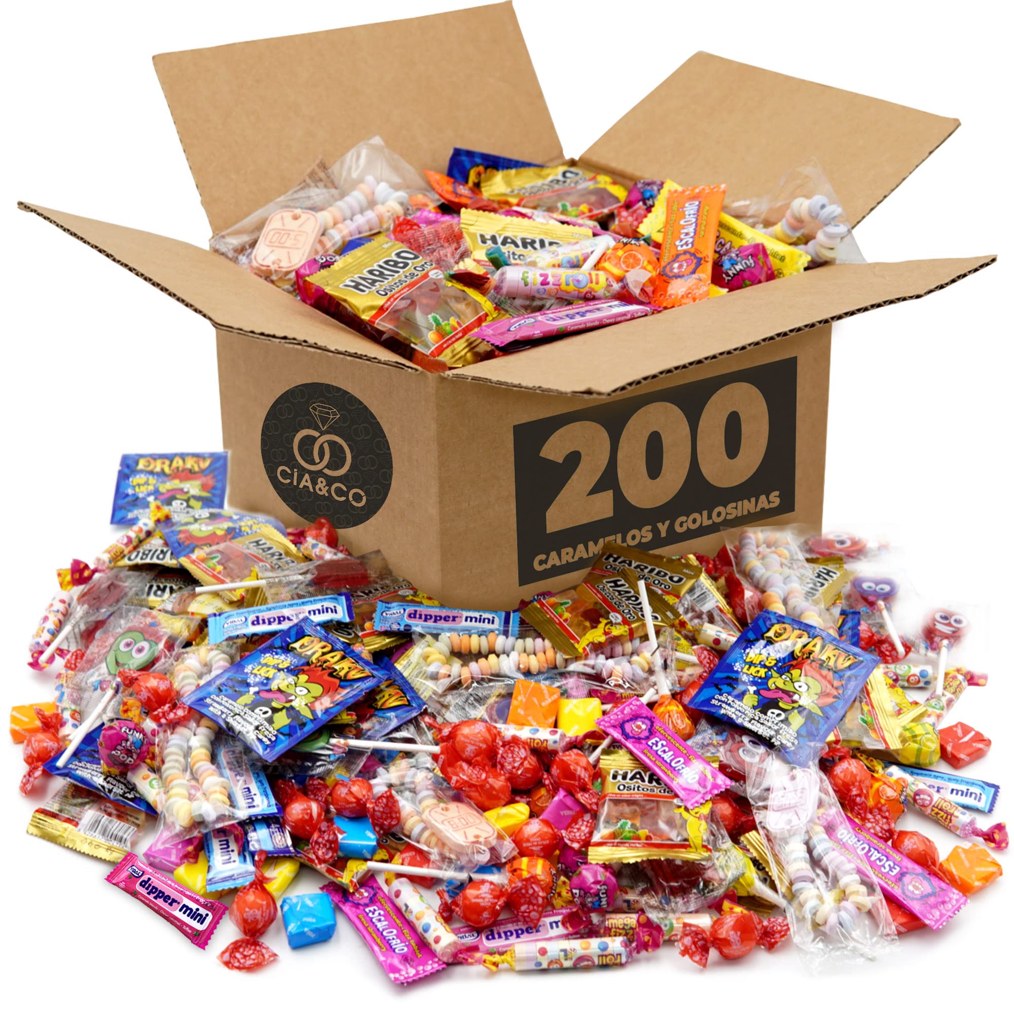 Mega Pack 200 Bonbons, Confiseries et Candy · Pour Piñatas, Fêtes d'Enfants, Noël, Halloween · Jusqu'à 20 Sacs d'Anniversaire · Chaque Pièce Emballée Individuellement - Image 6