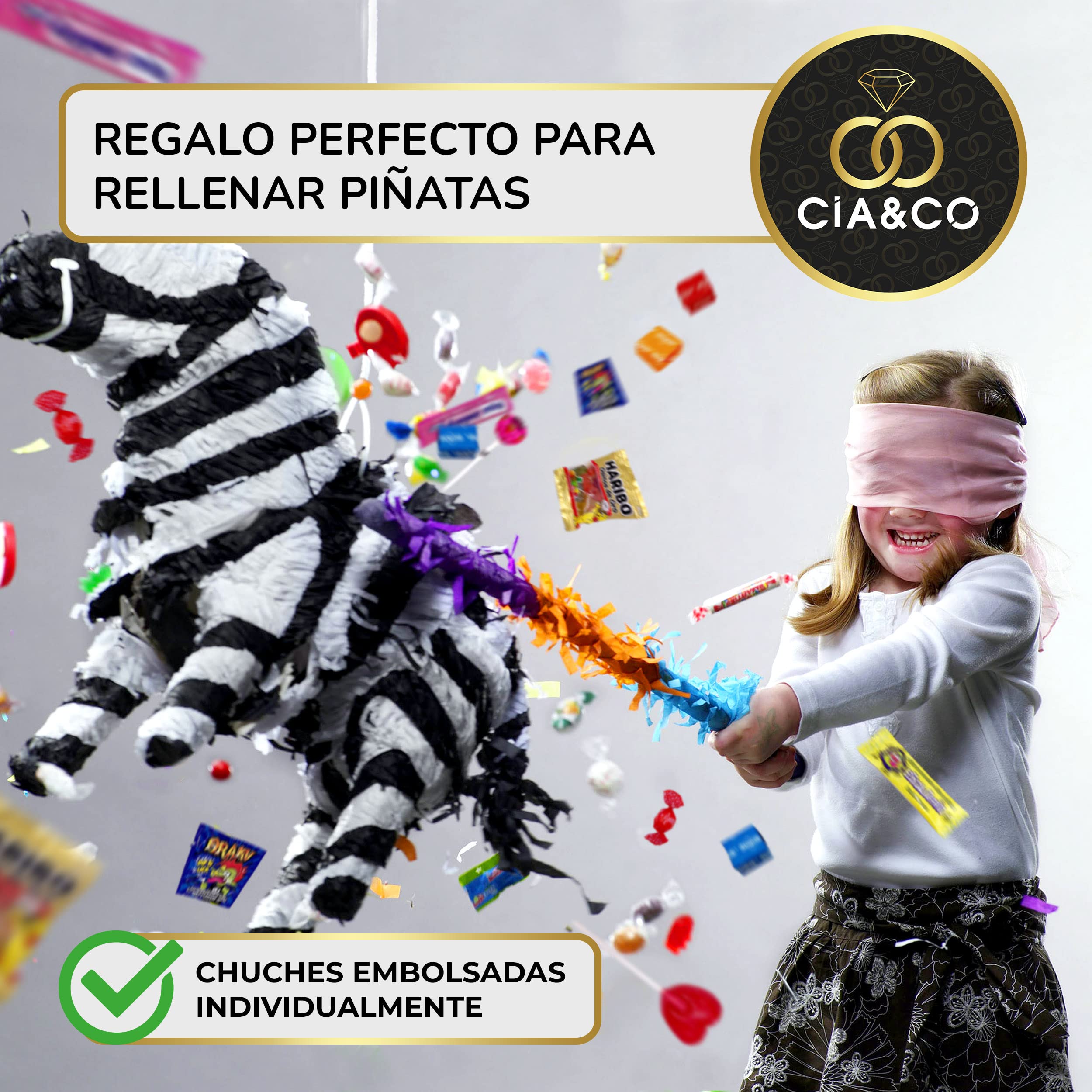 Mega Pack 200 Bonbons, Confiseries et Candy · Pour Piñatas, Fêtes d'Enfants, Noël, Halloween · Jusqu'à 20 Sacs d'Anniversaire · Chaque Pièce Emballée Individuellement - Image 4