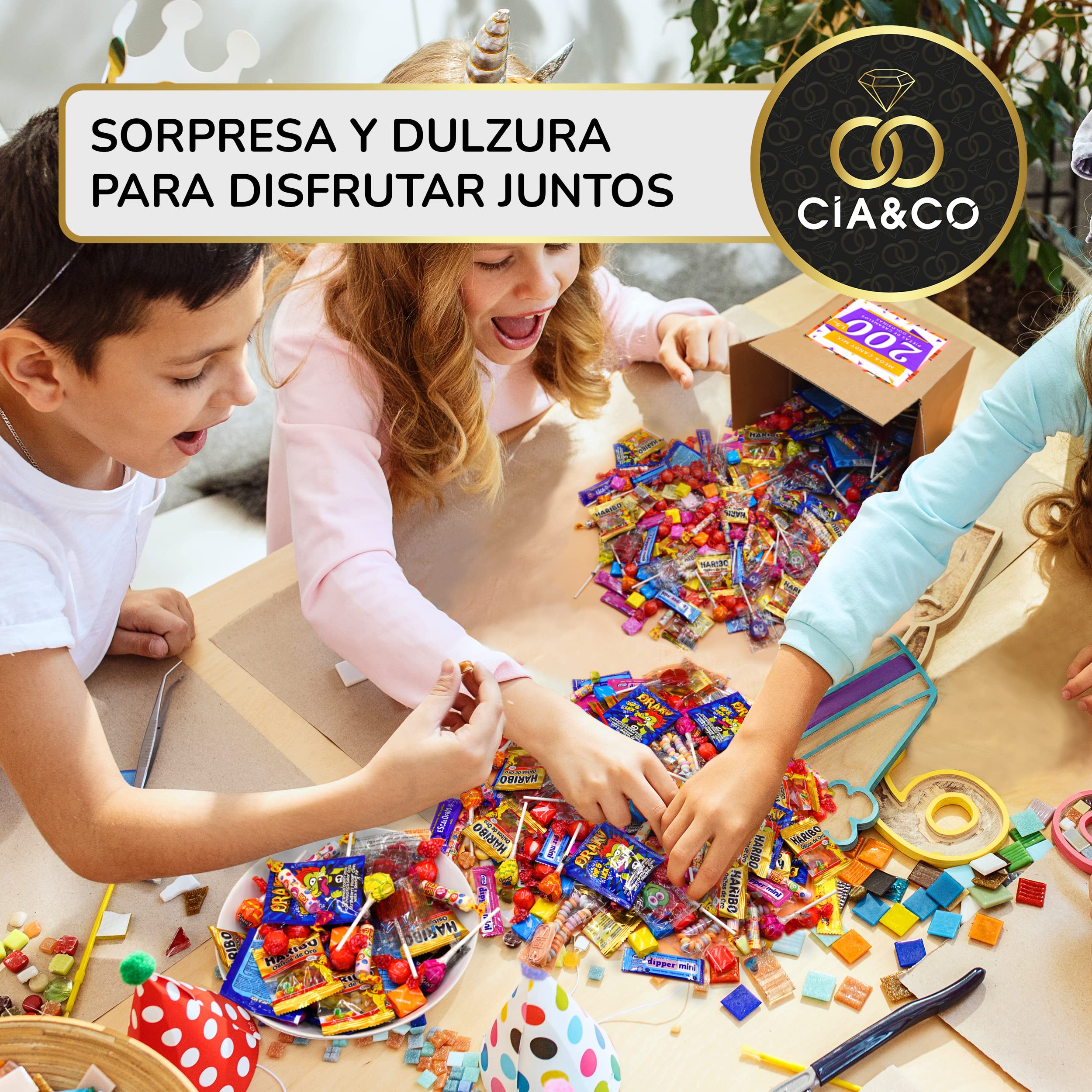 Mega Pack 200 Bonbons, Confiseries et Candy · Pour Piñatas, Fêtes d'Enfants, Noël, Halloween · Jusqu'à 20 Sacs d'Anniversaire · Chaque Pièce Emballée Individuellement - Image 3