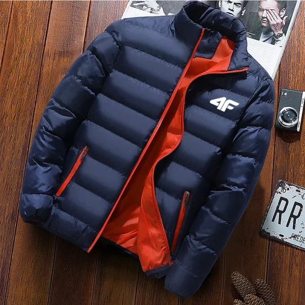 Veste rembourrée de marque pour hommes, grande veste courte et légère en coton rembourré, veste chaude d'extérieur, nouvelle collection automne et hiver 2025 – Image 2