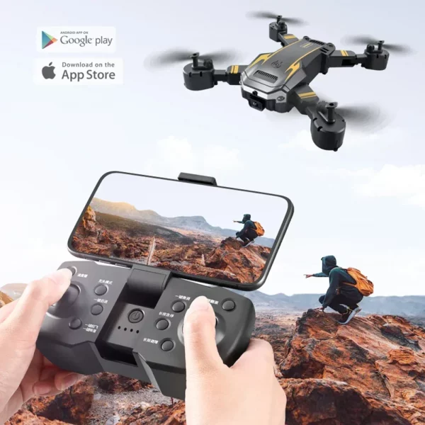 Drone GPS professionnel 5G 8K, double caméra 4K, photographie aérienne, évitement d'obstacles, UAV, quadrirotor, hélicoptère, jouets cadeaux – Image 6