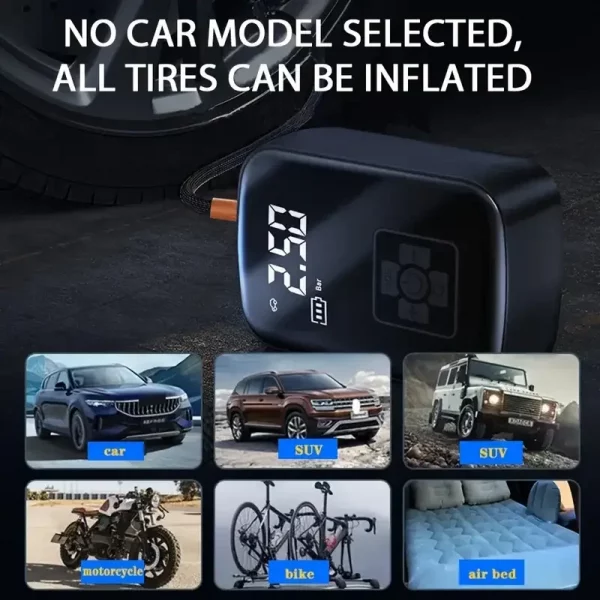 Ne Ratez Pas Ce Compresseur Électrique ! Gonflez Tout en Un Clin d'Œil – Image 4
