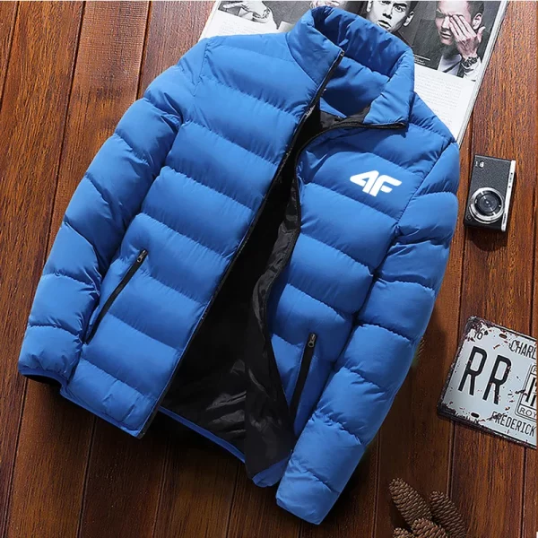 Veste rembourrée de marque pour hommes, grande veste courte et légère en coton rembourré, veste chaude d'extérieur, nouvelle collection automne et hiver 2025 – Image 4