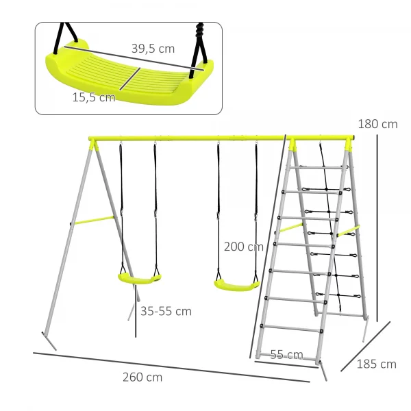 Découvrez le Portique Balançoire 4 en 1 : Le Meilleur Choix pour Vos Enfants -  Fabrication Espagne – Image 3
