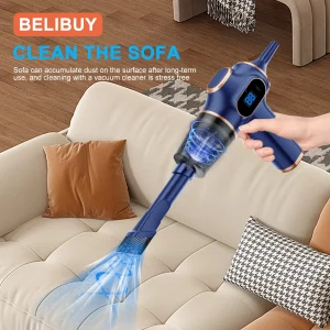 Aspirateur - souffleur de voiture sans fil, appareil ménager, canapé, bureau, haute puissance, livres ménagers, machine, mini aspirateur, nettoyeur de tapis, 95000PA