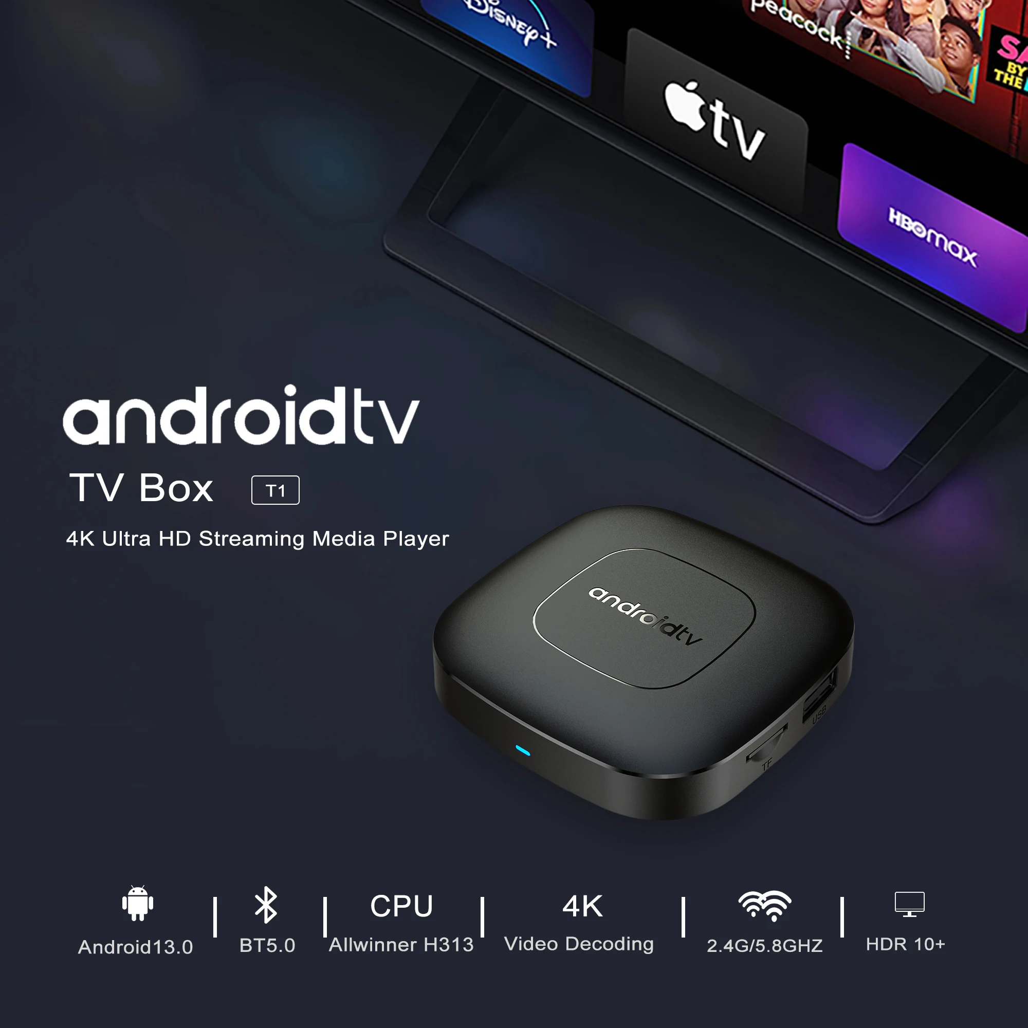 Nouveau sur le marché: Boîte TV Mortal T1 avec Google Assistant, Wifi 5G et Android14 - Image 2