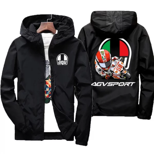2025 printemps et automne personnalité Style nouveau coupe-vent à capuche manteau de sport vestes à glissière en plein air voyage mode hommes vêtements