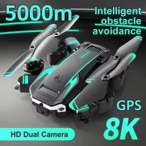 Drone GPS professionnel 5G 8K, double caméra 4K, photographie aérienne, évitement d'obstacles, UAV, quadrirotor, hélicoptère, jouets cadeaux