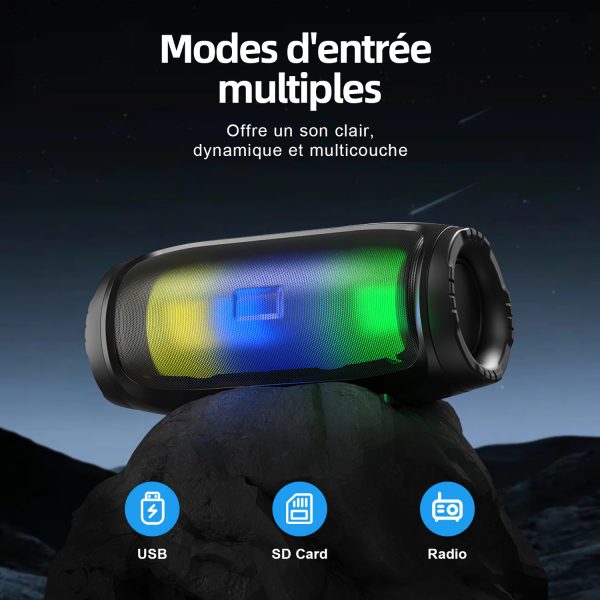 Enceinte Bluetooth polyvalente pour mobiles, tablettes et plus encore - L'accessoire audio ultime – Image 3