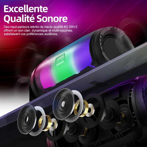 Enceinte Bluetooth polyvalente pour mobiles, tablettes et plus encore - L'accessoire audio ultime – Image 2