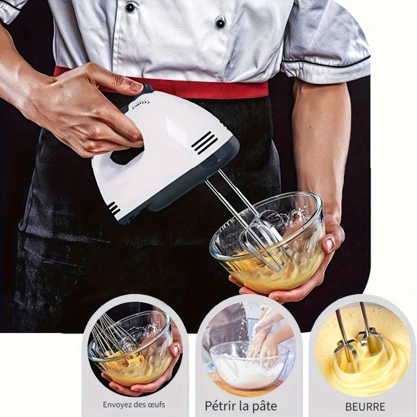 Découvrez le Mixeur Vintage Électrique à Main PANCERKA 7 Vitesses - Fouet et Batteur Polyvalent pour une Cuisine Authentique! – Image 8