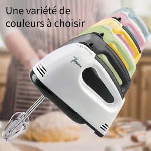 Découvrez le Mixeur Vintage Électrique à Main PANCERKA 7 Vitesses - Fouet et Batteur Polyvalent pour une Cuisine Authentique!