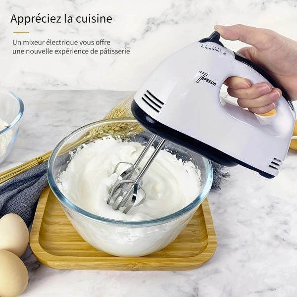 Découvrez le Mixeur Vintage Électrique à Main PANCERKA 7 Vitesses - Fouet et Batteur Polyvalent pour une Cuisine Authentique! – Image 2