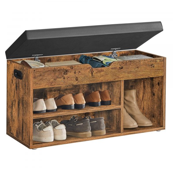 Étagères pour un rangement optimal: Banc à chaussures multifonctionnel! – Image 2