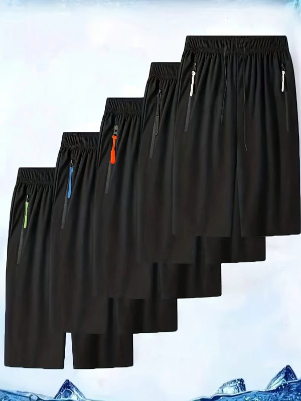 Les Essentiels de la Mode Masculine: Ensemble de Cinq Pantalons Décontractés pour Hommes – Image 2