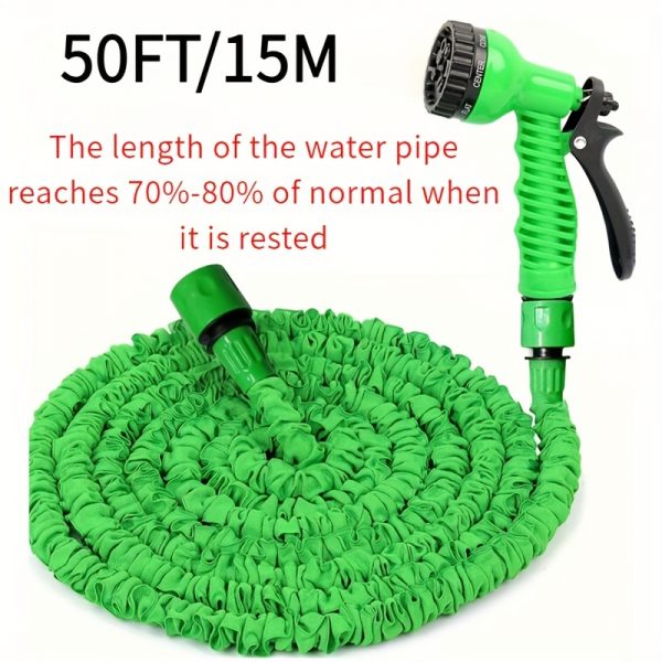 Le Meilleur Tuyau de Jardin Rétractable: Anti-Nœud & Connecteur Pratique - Parfait pour l'Irrigation et le Nettoyage! – Image 5