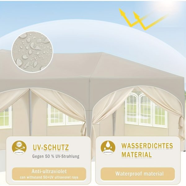 Pergola Extérieure 3x6m -  La Tente d'Ombrage Étanche pour vos Fêtes en Plein Air – Image 7