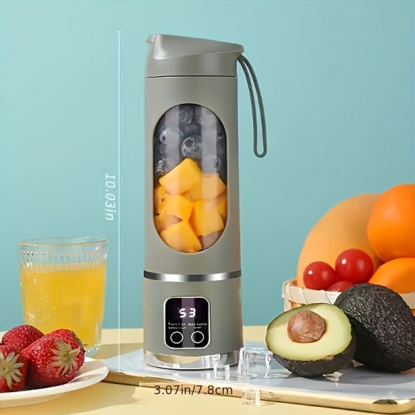 Découvrez le Mixeur Compact Rechargeable par USB - Parfait pour les Boissons aux Fruits Frais! – Image 5