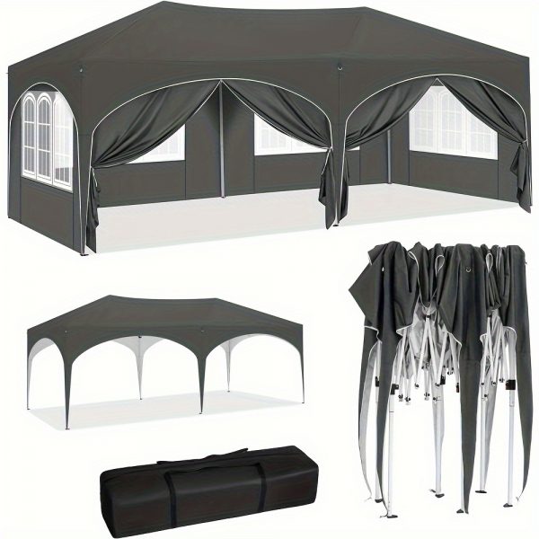 Pergola Extérieure 3x6m -  La Tente d'Ombrage Étanche pour vos Fêtes en Plein Air