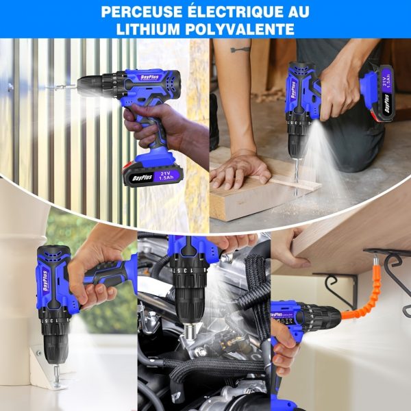 Pourquoi tout le monde parle de cette Perceuse-Visseuse avec Lumière LED ? Découvrez-le ici ! – Image 12