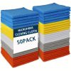 Nettoyage écologique avec des chiffons réutilisables en microfibre - 50 pcs - lot