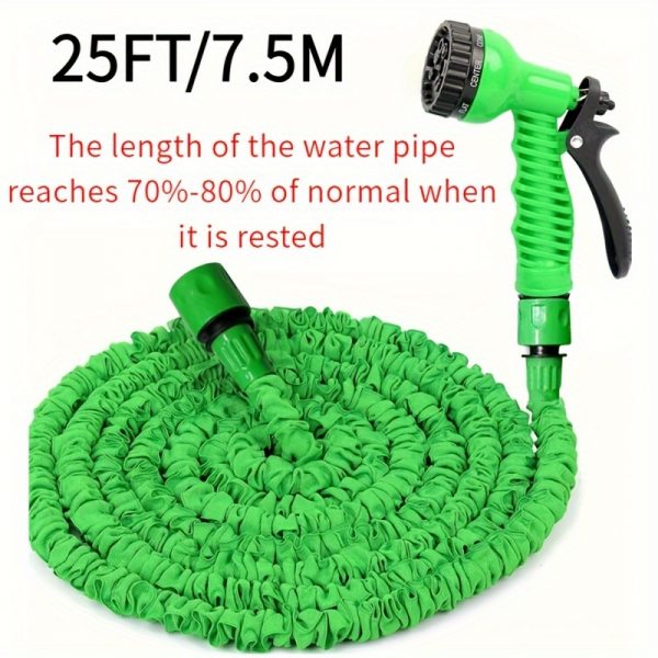 Le Meilleur Tuyau de Jardin Rétractable: Anti-Nœud & Connecteur Pratique - Parfait pour l'Irrigation et le Nettoyage! – Image 3