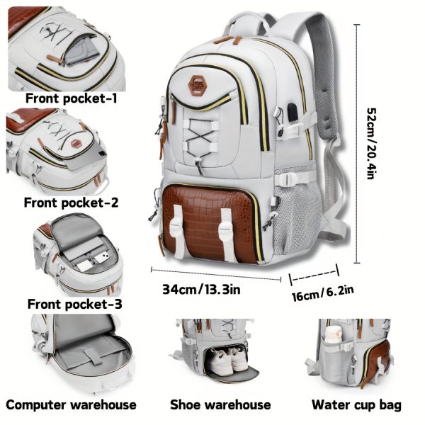 Découvrez le Sac à Dos Élégant WEIXIER : Pratique, Durable et Parfait pour Tous vos Voyages! – Image 4