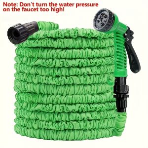 Le Meilleur Tuyau de Jardin Rétractable: Anti-Nœud & Connecteur Pratique - Parfait pour l'Irrigation et le Nettoyage!