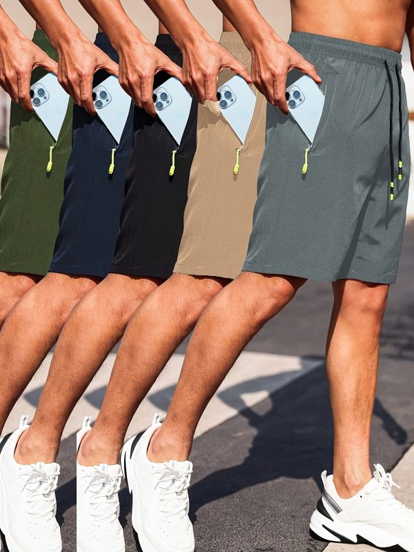 Les Essentiels de la Mode Masculine: Ensemble de Cinq Pantalons Décontractés pour Hommes – Image 3