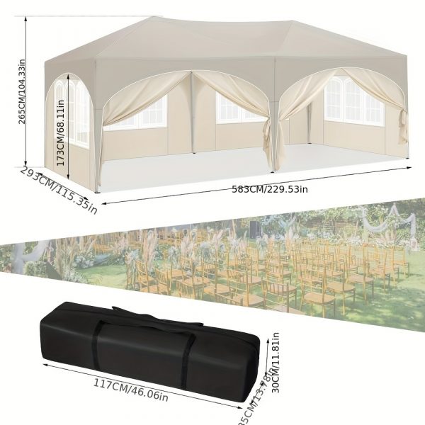 Pergola Extérieure 3x6m -  La Tente d'Ombrage Étanche pour vos Fêtes en Plein Air – Image 5