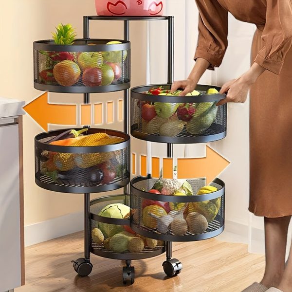 Découvrez l'Étagère Métallique Multicouche : Le Secret d'une Cuisine Organisée! – Image 9