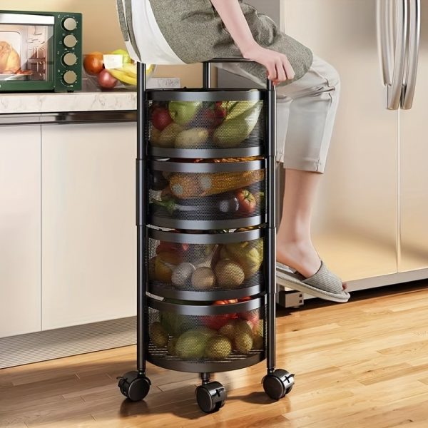 Découvrez l'Étagère Métallique Multicouche : Le Secret d'une Cuisine Organisée! – Image 8