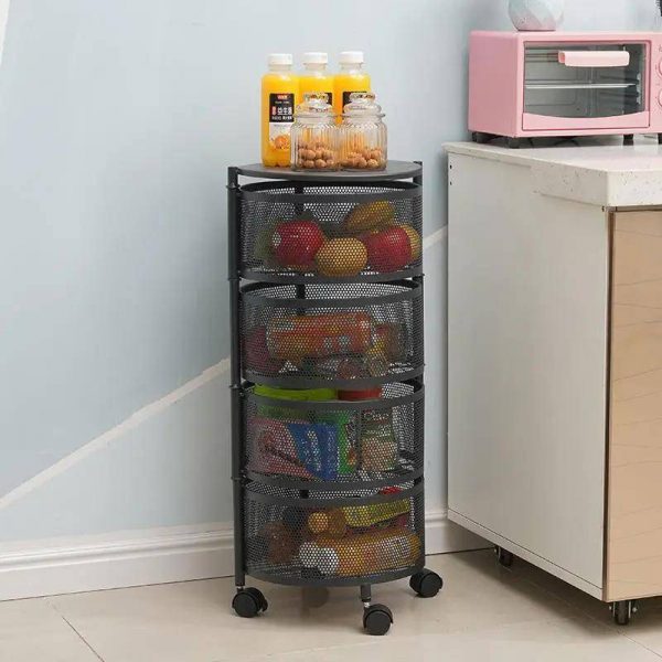 Découvrez l'Étagère Métallique Multicouche : Le Secret d'une Cuisine Organisée! – Image 4
