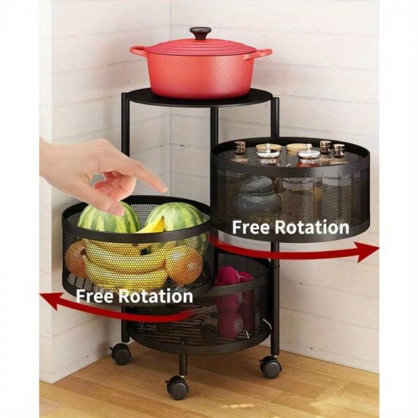 Découvrez l'Étagère Métallique Multicouche : Le Secret d'une Cuisine Organisée! – Image 11