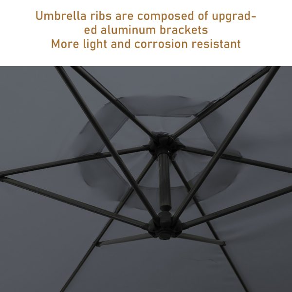 Éblouissant! Le Parasol avec Lumière et Support: Idéal pour les Soirées d'Été – Image 6