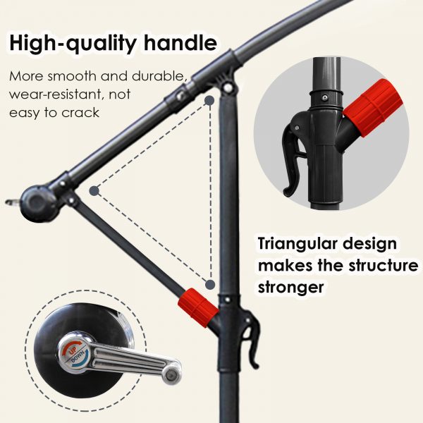 Éblouissant! Le Parasol avec Lumière et Support: Idéal pour les Soirées d'Été – Image 5