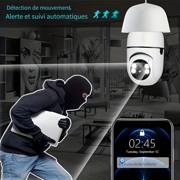 2 PCS - Suivi et détection de mouvement : la technologie qui veille sur vous, même la nuit – Image 5