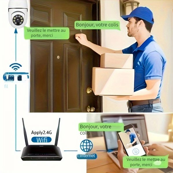 2 PCS - Suivi et détection de mouvement : la technologie qui veille sur vous, même la nuit – Image 8