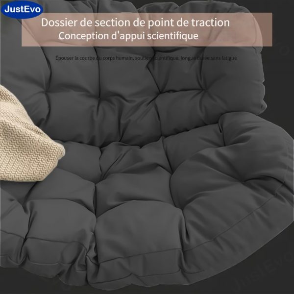 Découvrez la Chaise Longue Idéale : Confort et Design Ergonomique en Rotin – Image 6