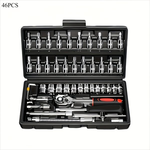 216 pcs - Découvrez la boîte à outils ultime pour réparer voitures, motos et vélos sans batterie – Image 6
