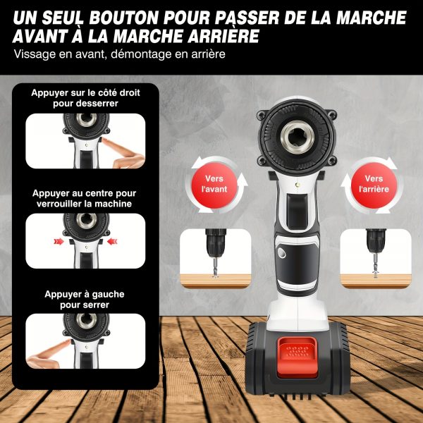 Équipez-vous pour le bricolage : 29 accessoires avec la perceuse - visseuse électrique 45Nm – Image 11