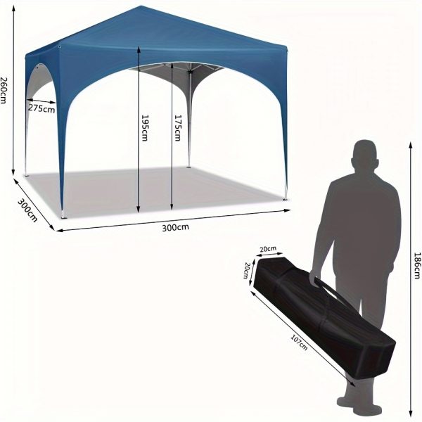 Transformez Votre Jardin avec Cette Pergola 3x3m Ultra-Robuste et Pratique - transport facile – Image 3