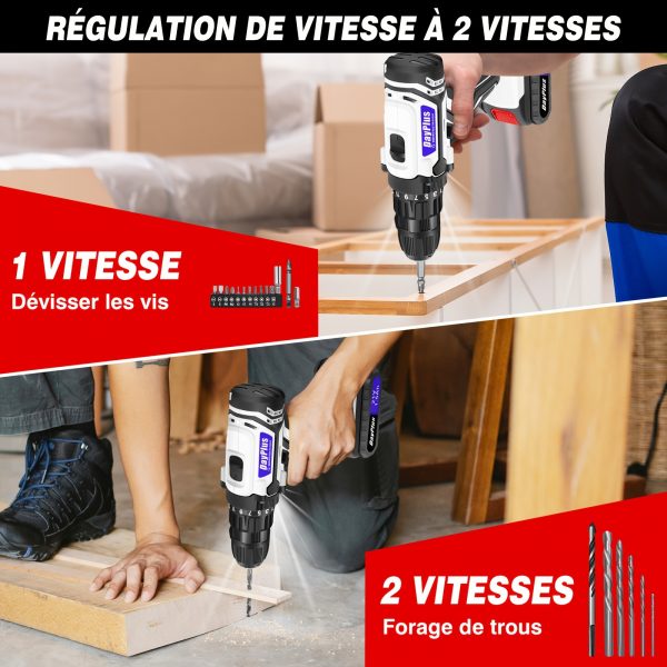 Équipez-vous pour le bricolage : 29 accessoires avec la perceuse - visseuse électrique 45Nm – Image 12