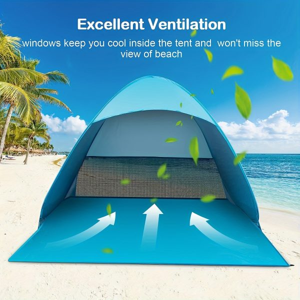 Découvrez la Tente Pop-Up Légère : Votre Abri de Plage Ultime pour 2 Personnes – Image 4