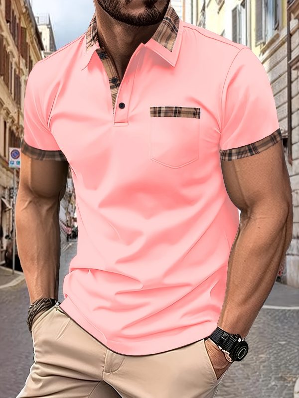 Découvrez la Chemise Polo Parfaite pour l'Été : Élégance Décontractée avec Détail à Carreaux – Image 2