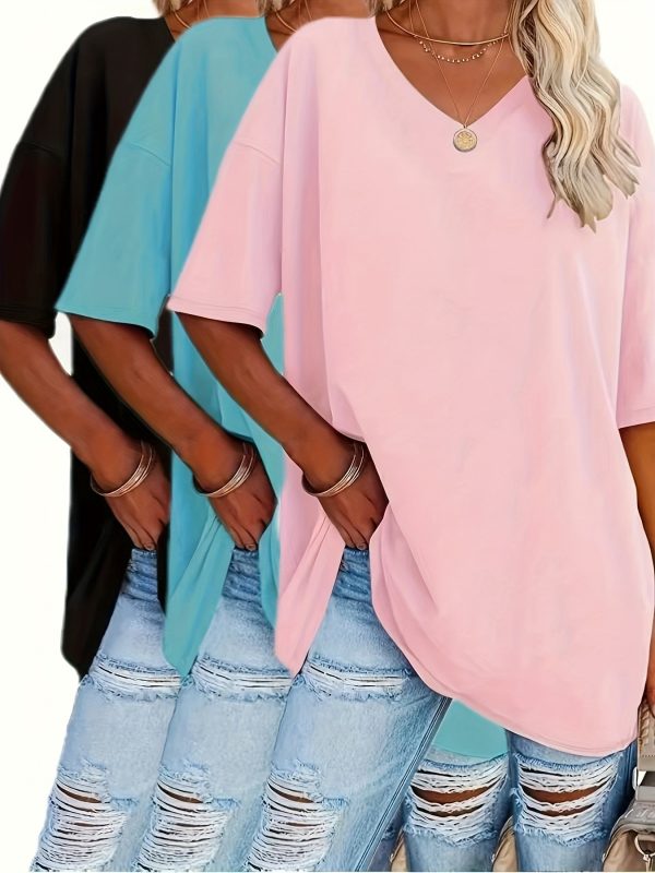 3 T-Shirts Décontractés Indispensables pour Femmes : Style et Confort à Petit Prix