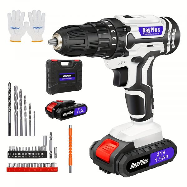 Équipez-vous pour le bricolage : 29 accessoires avec la perceuse - visseuse électrique 45Nm – Image 4