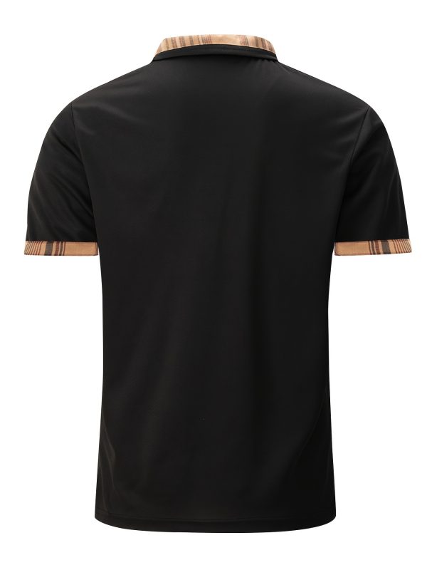 Découvrez la Chemise Polo Parfaite pour l'Été : Élégance Décontractée avec Détail à Carreaux – Image 10