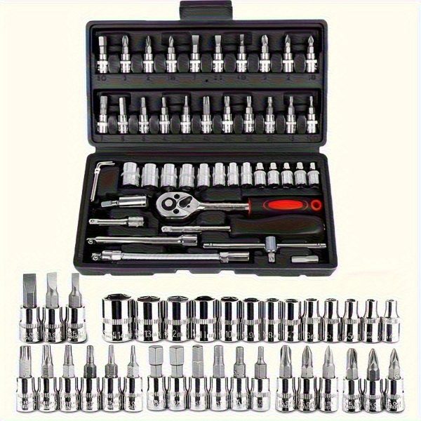 216 pcs - Découvrez la boîte à outils ultime pour réparer voitures, motos et vélos sans batterie – Image 8