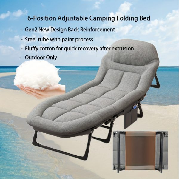 Ne Partez Pas en Voyage Sans Ce Lit Pliant Incontournable pour l'Extérieur – Image 5